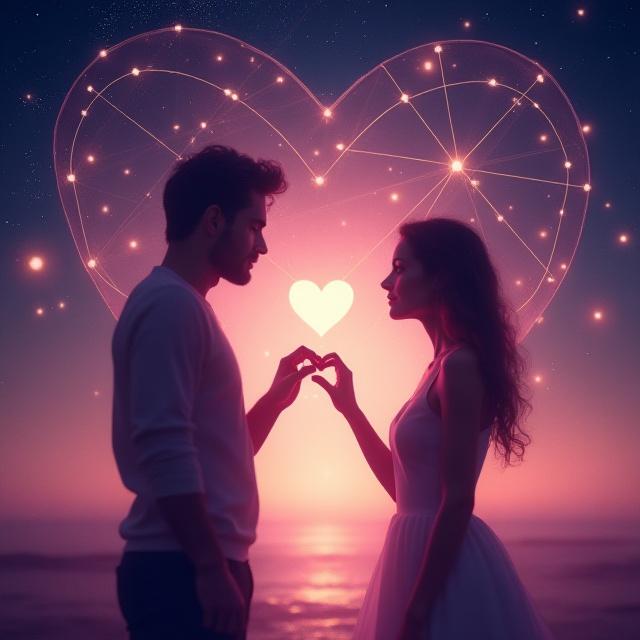 Raport kompatybilności miłosnej z synastria i horoskopem związku